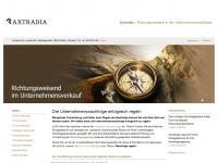 axtradia.ch Webseite Vorschau