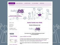 familie-mit-adhs.de Webseite Vorschau