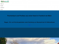 poolaufbau.com Webseite Vorschau