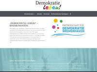 demokratie-leben-bremerhaven.de Webseite Vorschau