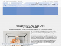 physio-sesslach.de Webseite Vorschau