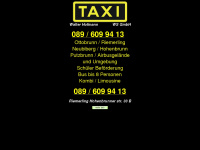 taxi-hohenbrunn.de Webseite Vorschau