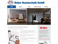 huber-haustechnik.ch Webseite Vorschau