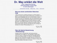 dr-may-erklaert-die-welt.de Webseite Vorschau