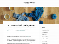 wollgespraeche.wordpress.com Webseite Vorschau