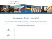 übersetzungen-tschechisch-deutsch.com Webseite Vorschau
