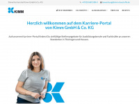 kimm-karriere.de Webseite Vorschau