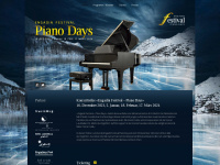 pianodays.ch Webseite Vorschau