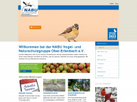 nabu-obererlenbach.de Webseite Vorschau