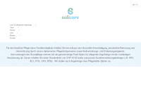 solicare.ch Webseite Vorschau