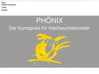 phönix-kunstpreis.de Webseite Vorschau