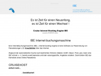 kreuzfahrten-ibe.com Webseite Vorschau