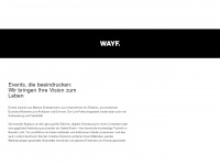 wayf.live Webseite Vorschau