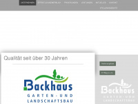 backhaus-bhv.de Webseite Vorschau