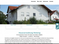 hausverwaltung-welsing.de Webseite Vorschau