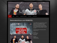 leeroy-band.de Webseite Vorschau
