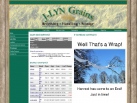 jlyngrains.com Webseite Vorschau