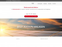 boehm-elektro.com Webseite Vorschau