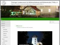 thueringer-muehlenverein.de Webseite Vorschau