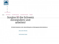 einwandern-schweiz.ch Webseite Vorschau