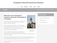reformiert-schwabach.de Webseite Vorschau