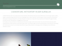 cadventure.ch Webseite Vorschau