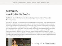 klarcash.de Webseite Vorschau