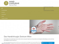 handchirurgiezentrum.at Webseite Vorschau