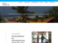german-lankatours.de Webseite Vorschau