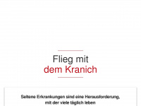 fliegmitdemkranich.at Webseite Vorschau
