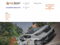 rohrmeister.ch Webseite Vorschau