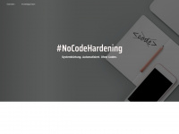 nocodehardening.com Webseite Vorschau