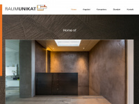raumunikat.ch Webseite Vorschau