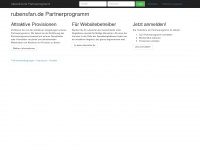 rubensfan-partnerprogramm.de Webseite Vorschau