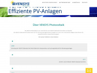 vensys-photovoltaik.de Webseite Vorschau
