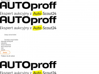autoproff.pl Webseite Vorschau