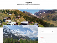 guggialp.ch Webseite Vorschau