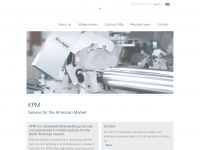 kpm-machinetools.com Webseite Vorschau