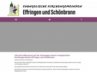 kirchengemeinden-effringen-schoenbronn.de Webseite Vorschau