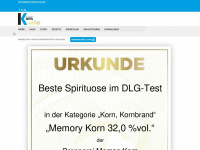 memorykorn.de Webseite Vorschau