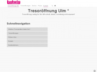 tresoroeffnungen-ulm.de Webseite Vorschau