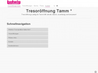 tresoroeffnungen-tamm.de Webseite Vorschau