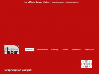 fleischerei-haber.de Webseite Vorschau