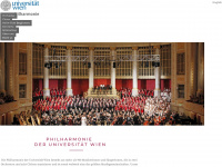 philharmonie.wien Webseite Vorschau