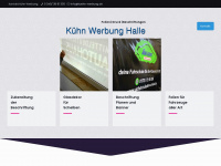 kuehn-werbung.de Webseite Vorschau