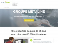 metaline.fr Webseite Vorschau