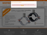 muepro.fr Webseite Vorschau