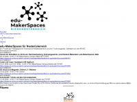 makerspaces.ph-noe.ac.at Webseite Vorschau
