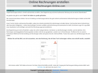 rechnungen-online.com Webseite Vorschau