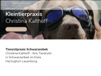 tierarzt-schwarzenbek.de Webseite Vorschau